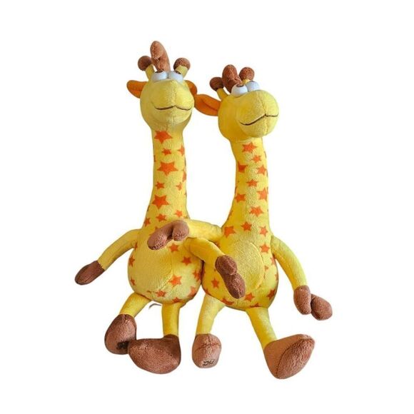 Toys R Us Geoffrey the Giraffe bundle of 2 plush - Picture 1 of 5